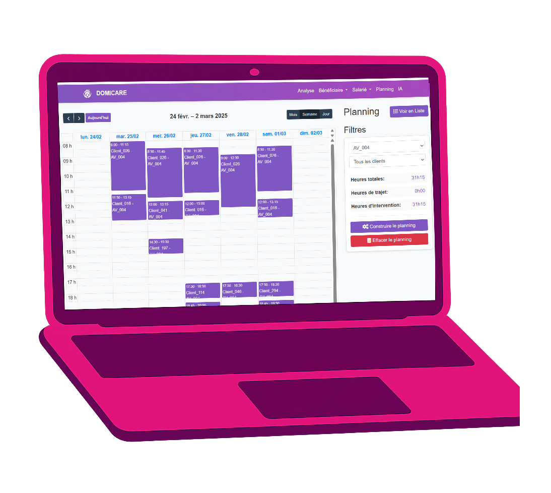 Interface Domicare